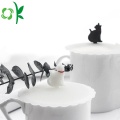 Cat Shape Silicone Coffee Accessories Dink Cup Lids