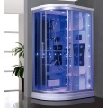 Sala de chuveiro de porta de chuveiro combo da porta de vidro temperada com um único chuveiro deslizante