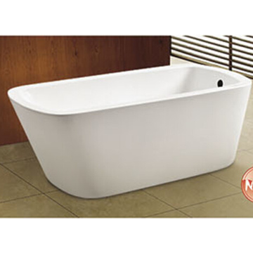 Square One End One Slipper Selfstand Bathtub