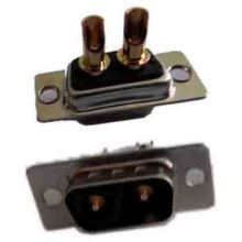 Power D-Sub 2W2 Lötkelch Stecker