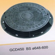 EN124 round ductile iron manhole covers