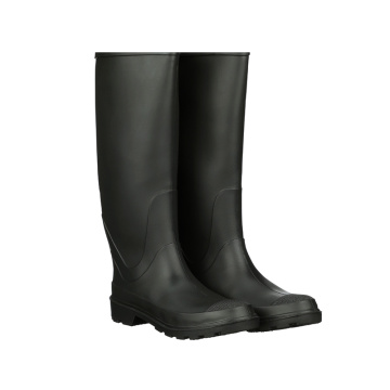 Mens Black Fashion Rain Boots