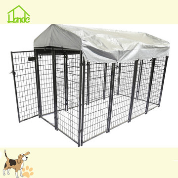 16 ft welded mesh large dog cage