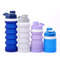 Sport silicone retractable water bottles