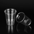 100% Biodégradable Plastic Plastic CPLA Flat Cup Flat