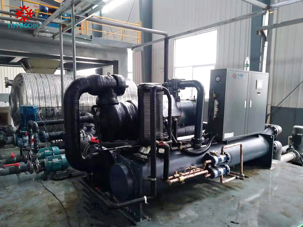 high efficiency screw style water cooled chiller