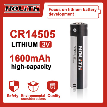 CR14505 Bateria descartável 3V 1600mAh Limno2 Bateria
