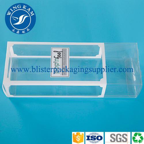 Unique Soft Crease Tranaparent Clear Plastic Folding Box