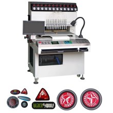 Automatic Rubber Molded PVC Label Making Machine