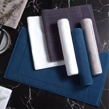 Bulk Sale Washable Thick Jacquard Bathroom Mat