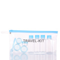 Compliant Travel Bottles and Toiletry Bag Kit mini plastic shampoo bottle set cosmetic