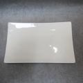 Square Plate Porcelain White