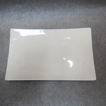 Square Plate Porcelain White