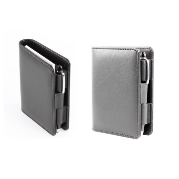 Multi Funtion Business Leather Notepad, Memo Notepad with Pen