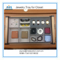 Jewelry tray for walk in closet