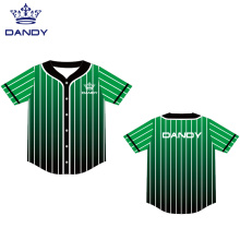 Camisa de beisebol de malha barata personalizada