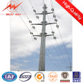 Single Circuit Distribution Power Poles for Electrical Power Line