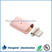 Adaptateur de charge USB magnétique en alliage d&#39;aluminium 8 broches pour iPhone ISO