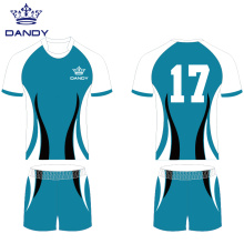 Uniforme de rugby de poliéster de jersey de rugby personalizado