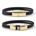 Fashion portable USB phone leather charger bracelet