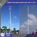 Galvanized 36M Communication Tower with Antennas