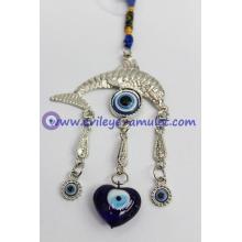 Evil Eye Beads Evil Eye with Lucky dolphin Amulet or Car Hanging Decoration Ornament