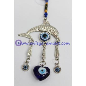 Evil Eye Beads Evil Eye with Lucky dolphin Amulet or Car Hanging Decoration Ornament