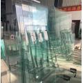 Tempered glass railing decorative glass stair railing