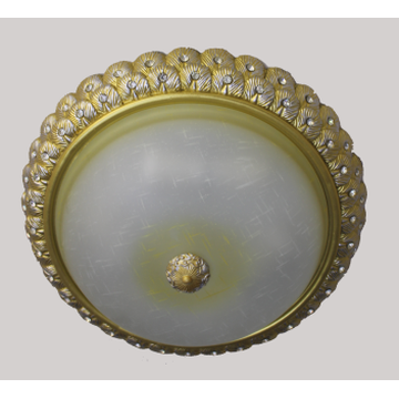 Lampe de plafond en résine avec teinte en verre (SL92643-3)