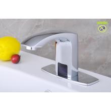 Grifo de agua autocontrolada de latón macizo, grifo de lavabo automático