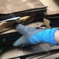 Зимние перчатки латекс с покрытием (LY2037)