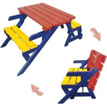 Armchair Deformable 2 in 1 Foldable Picnic Table