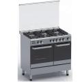 90*60 Six Gas Burner Electric Ignition Freestanding Oven