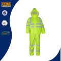 Hi Vis Traje impermeable de la lluvia de la prueba impermeable / desgaste de la lluvia