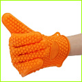 Heat resistant silicone cooking gloves bbq silicone gloves