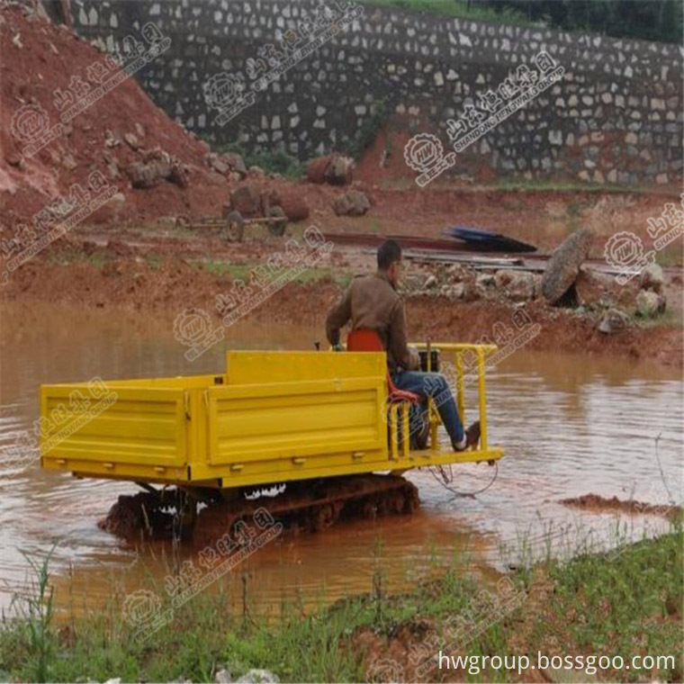 crawler dump truck