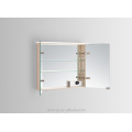 Wall Mount Storage Plywood Mirror Cabinet with LED