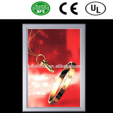 Alta calidad LED Slim aluminio marco publicidad caja de luz