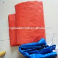 Waterproof PE tarpaulin with grommets