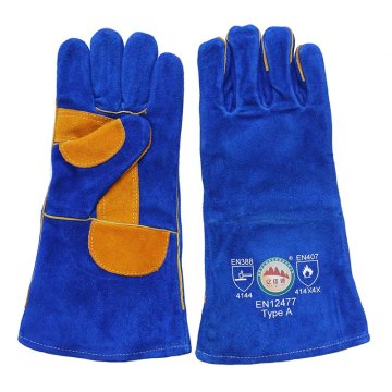 Double Palm Rindsleder Handgewebte Handschuhhandschuh