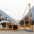 Portable hydraulic hard rock drilling machine