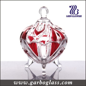 Small Glass Candy Jar for Wedding (GB1804V-1/P)