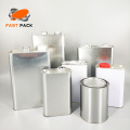 Custom engine oil/lubricants packaging tin can