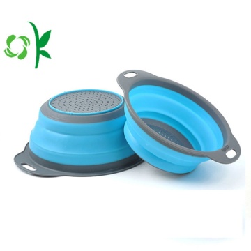 Silicone Fruit Vegetable Basket Kitchen Strainers Container