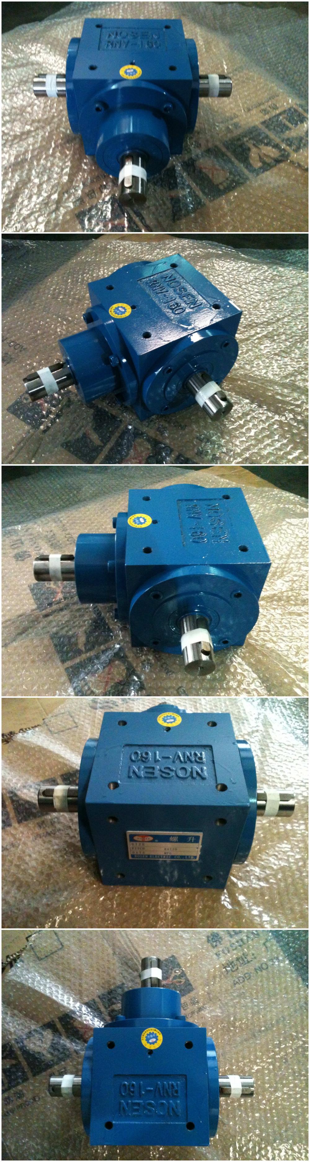 Brass Spur Gear 1/2 Speed Reduce T Type Bevel Gearbox