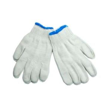 White Cotton Knitted Hand Gloves