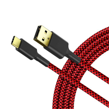 Nylon Braided Fast Charging Charger  USB Cable