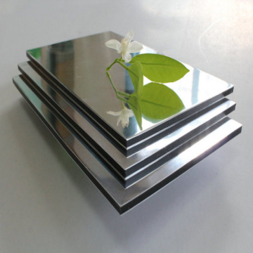 Dekoratives Spiegel-Acp-Panel mit Metallbeschichtung