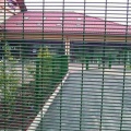 PVC spray bold steel wire 358 mesh fence