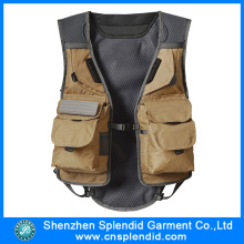 New Design Mens High Quality Mesh Fishing Vest with Logo